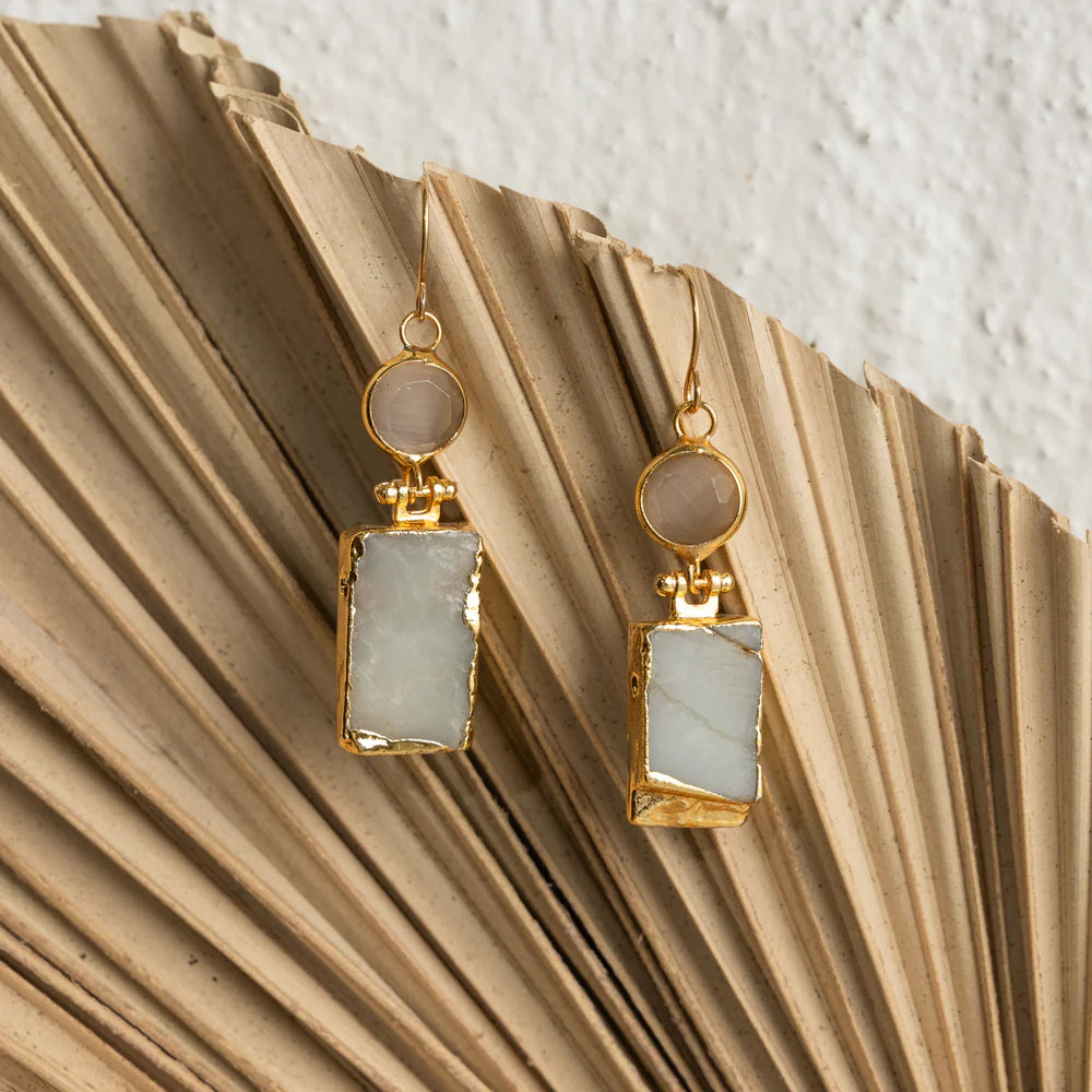 Beyza Double Drop Earrings
