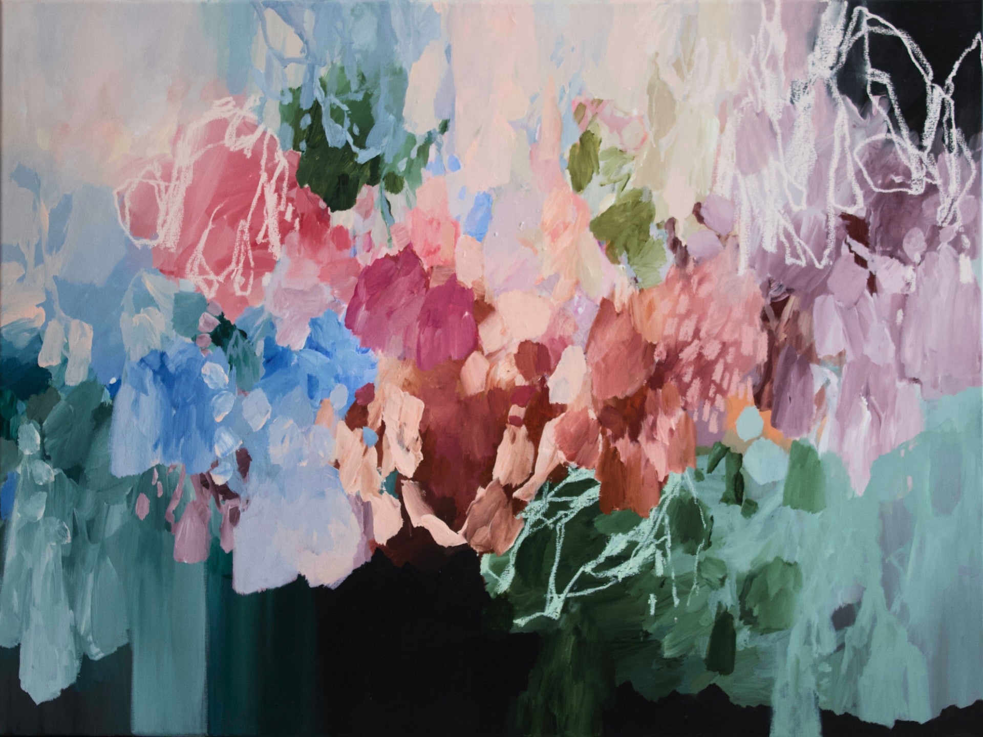 Crimson Serenade Original Painting by Ruchi Rai