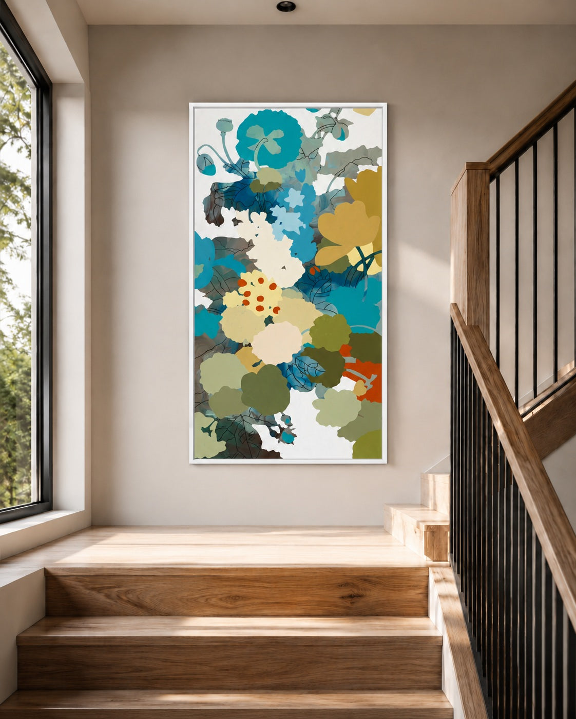 Flowers of the forest - Original Painting by Artist Lara Moisi