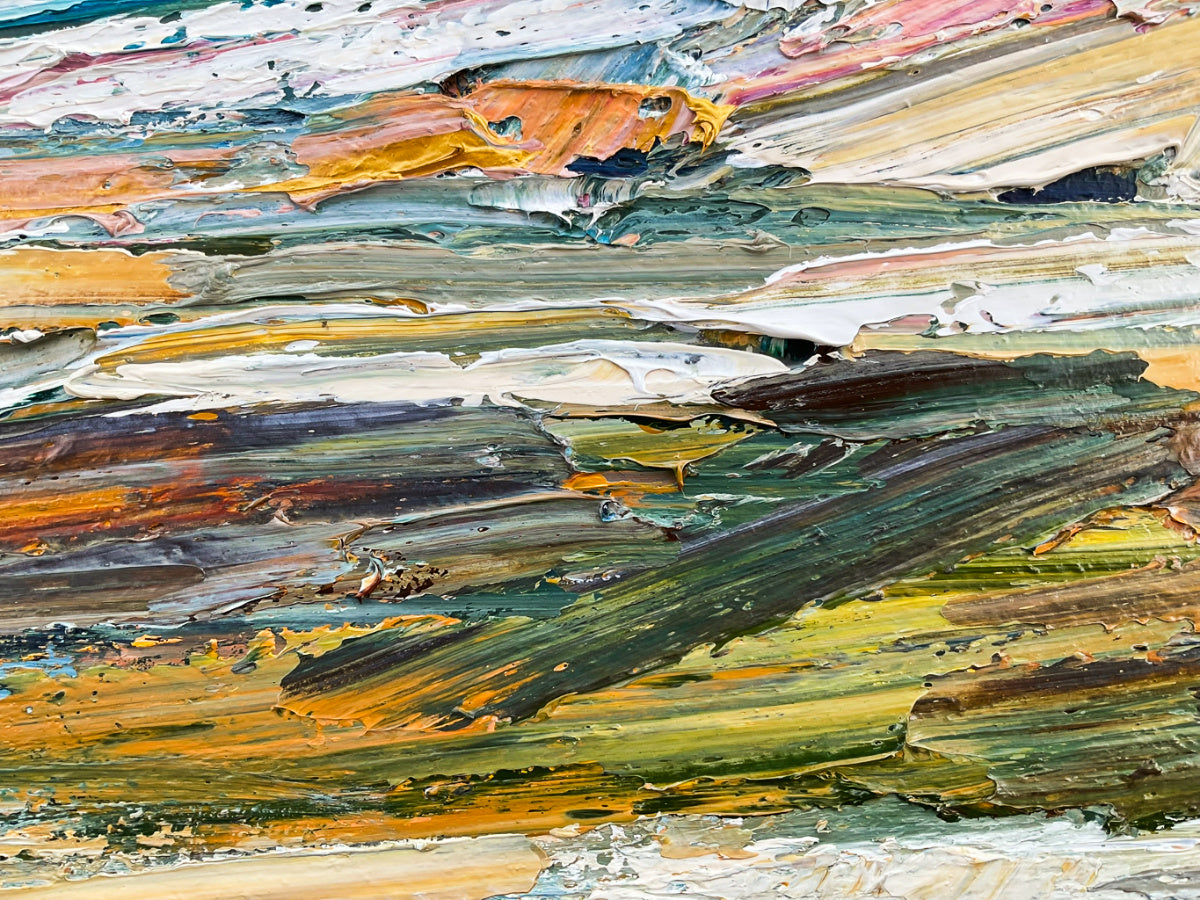Katie Wyatt - Guilded Coast - Original Coastal Painting