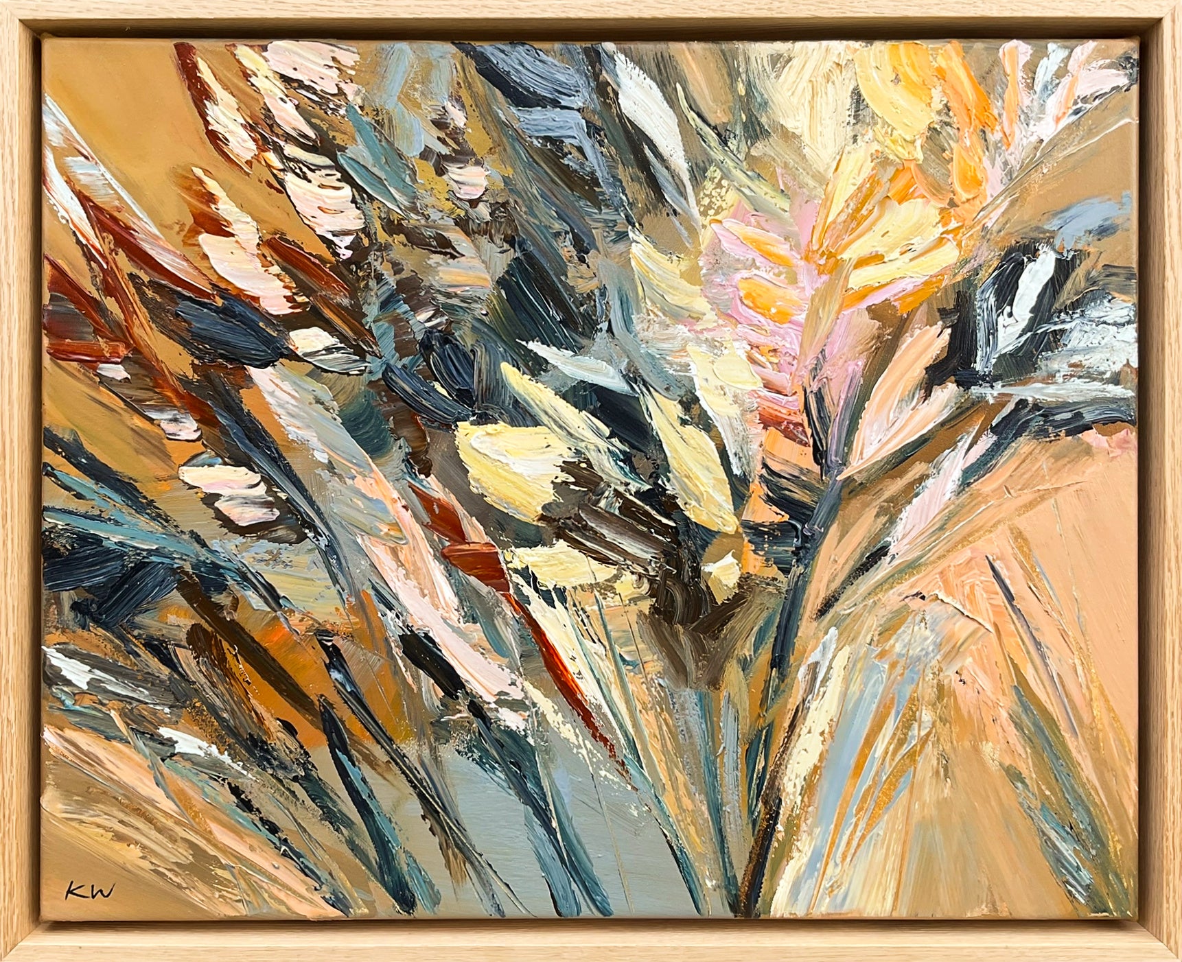 Katie Wyatt - Golden Hour - Original Floral Painting