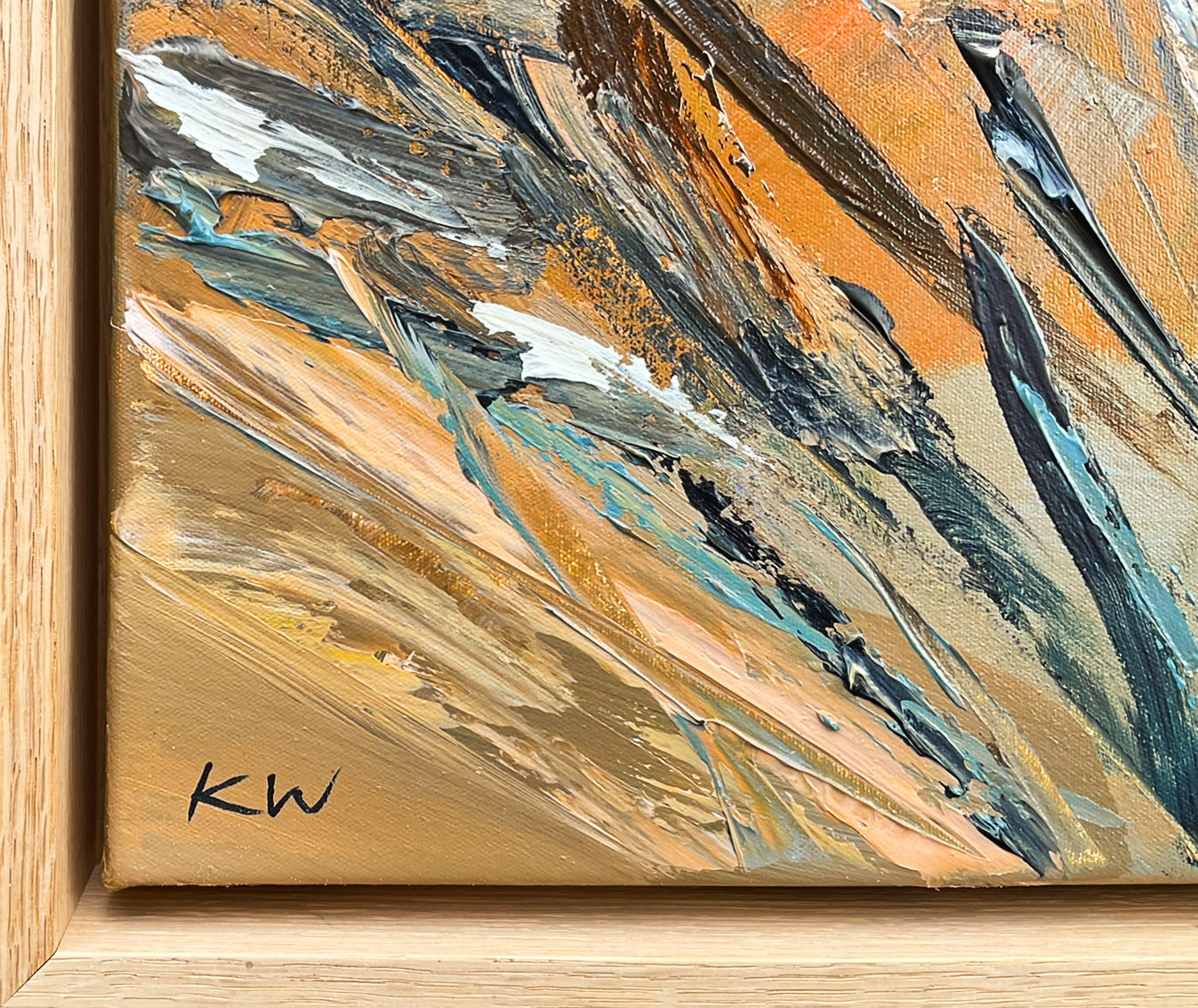 Katie Wyatt - Golden Hour - Original Floral Painting
