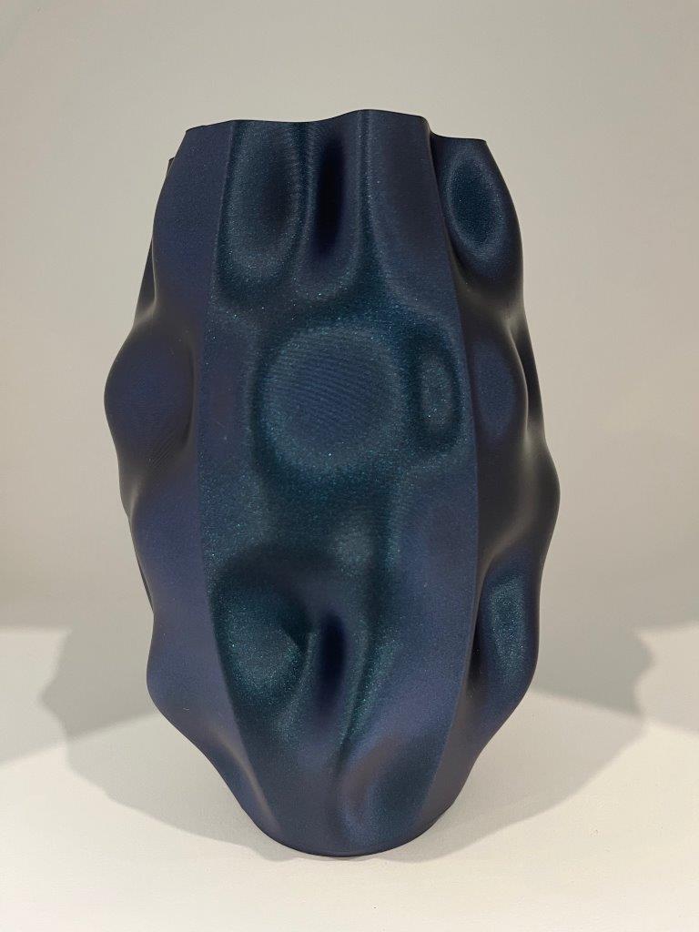 The Daily Rabbit Alien Vase in Midnight Galaxy 25 cm