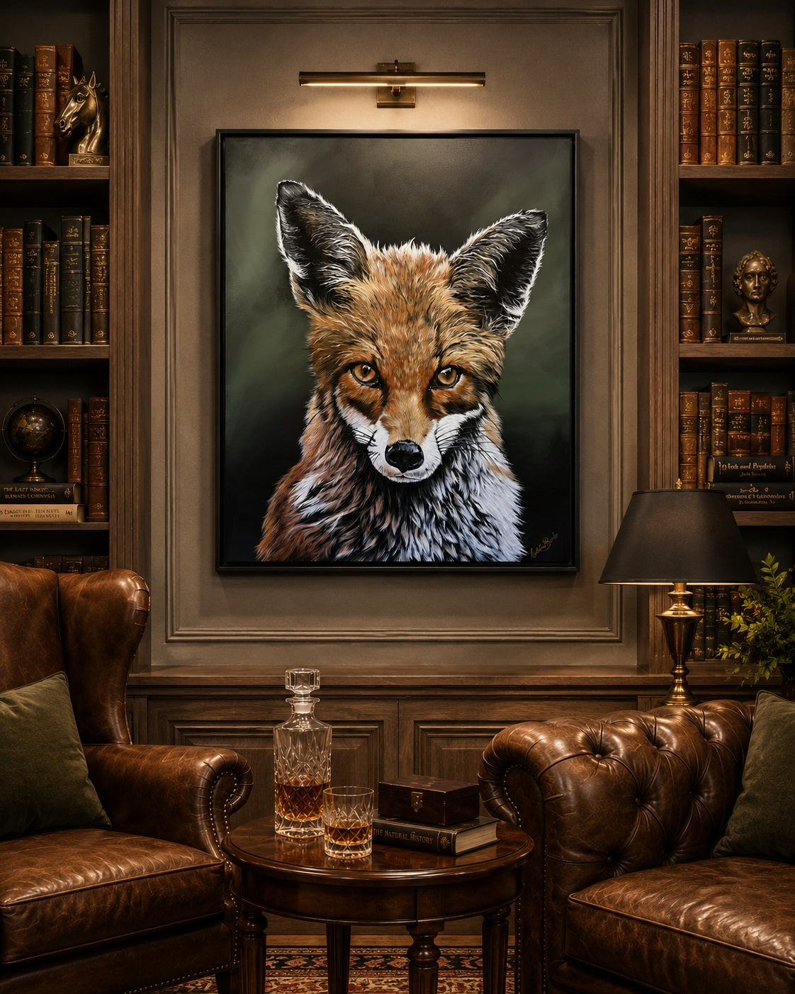 Mr. Fox - Original Painting by Artist Catherine Barolo