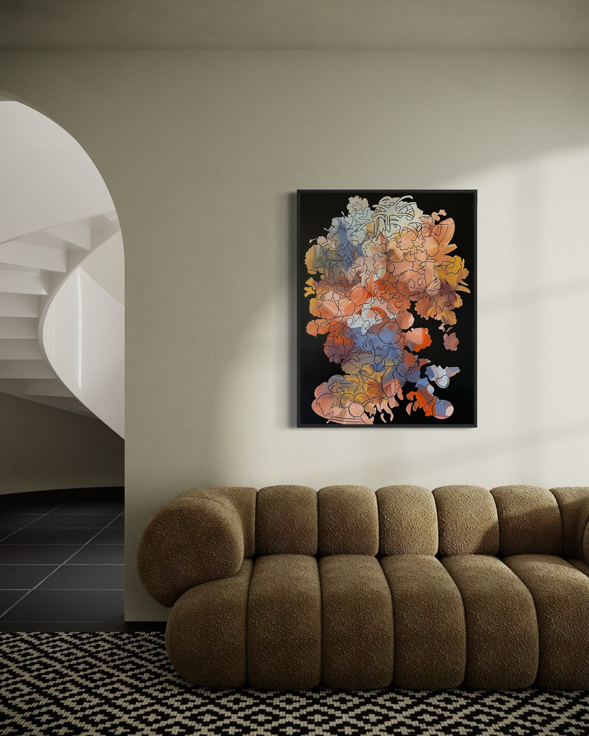 Romantic Flowers - Original Painting by Artist Lara Moisi