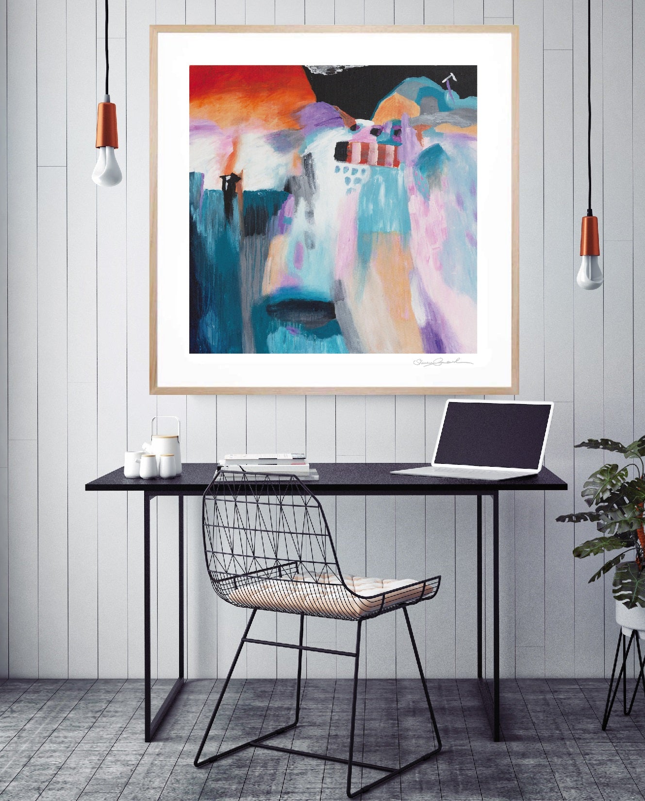 Storm Cloud - Paper Print by Artist Sherren Comensoli