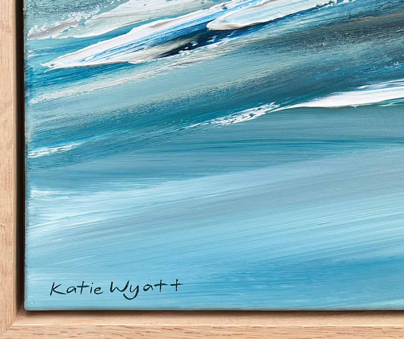 Katie Wyatt - Wild Shore -Original Coastal Painting
