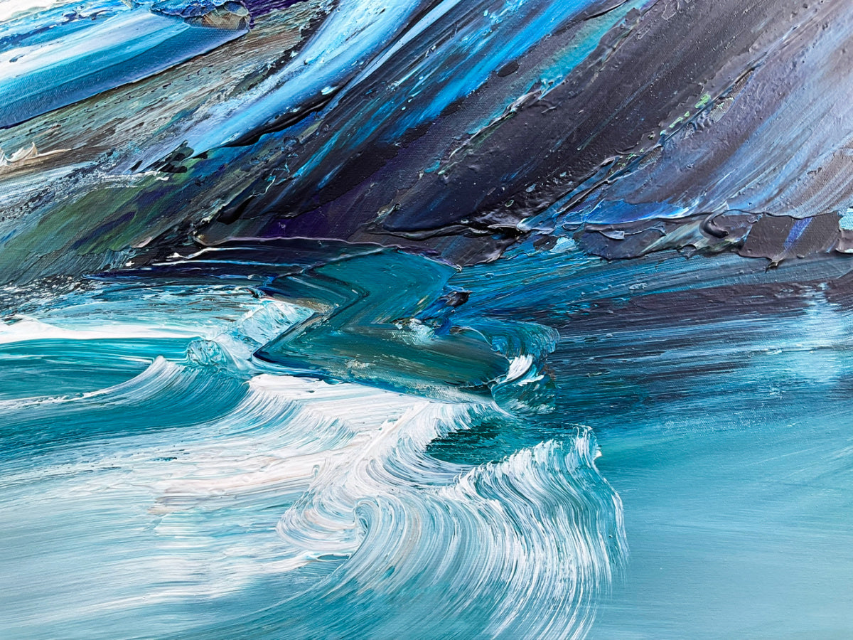 Katie Wyatt - Wild Shore -Original Coastal Painting