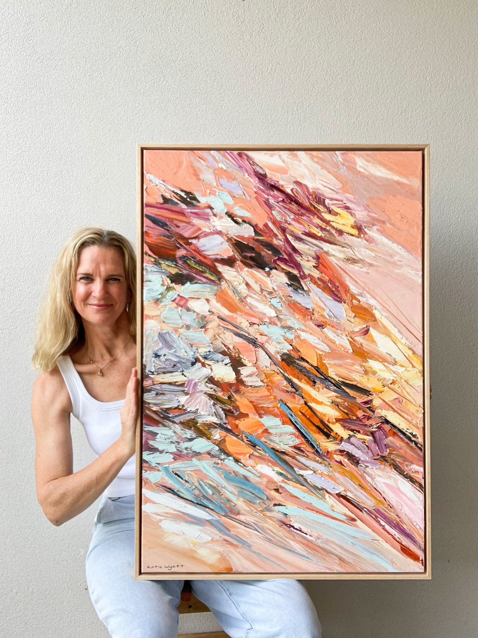 Katie Wyatt - Wild Wood - Original Floral Painting