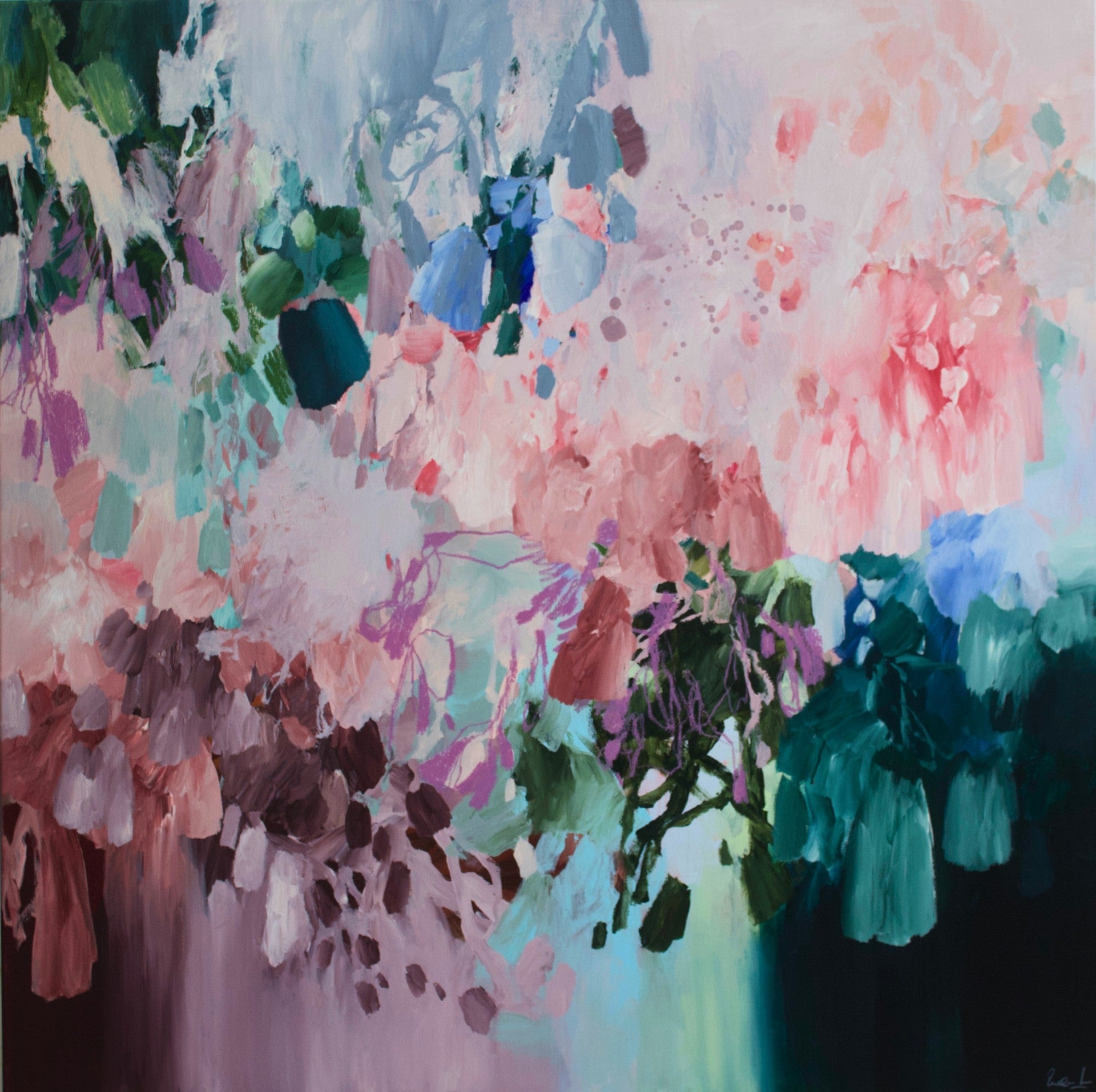 Wildfire Hearts Original Painting by Ruchi Rai