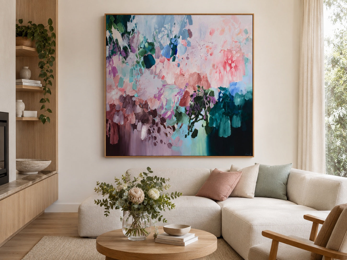 Wildfire Hearts Original Painting by Ruchi Rai