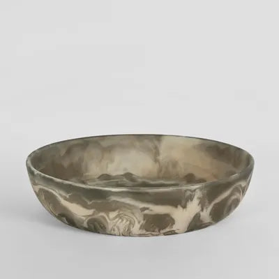 HALO Swirl Resin Serving Bowl Large Coca