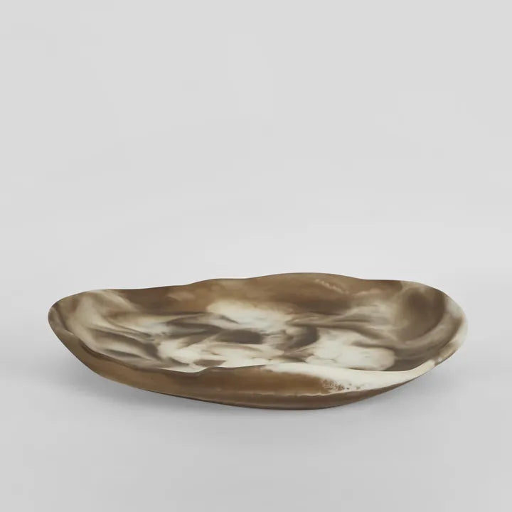 HALO Resin Serving Platter Medium LATTE