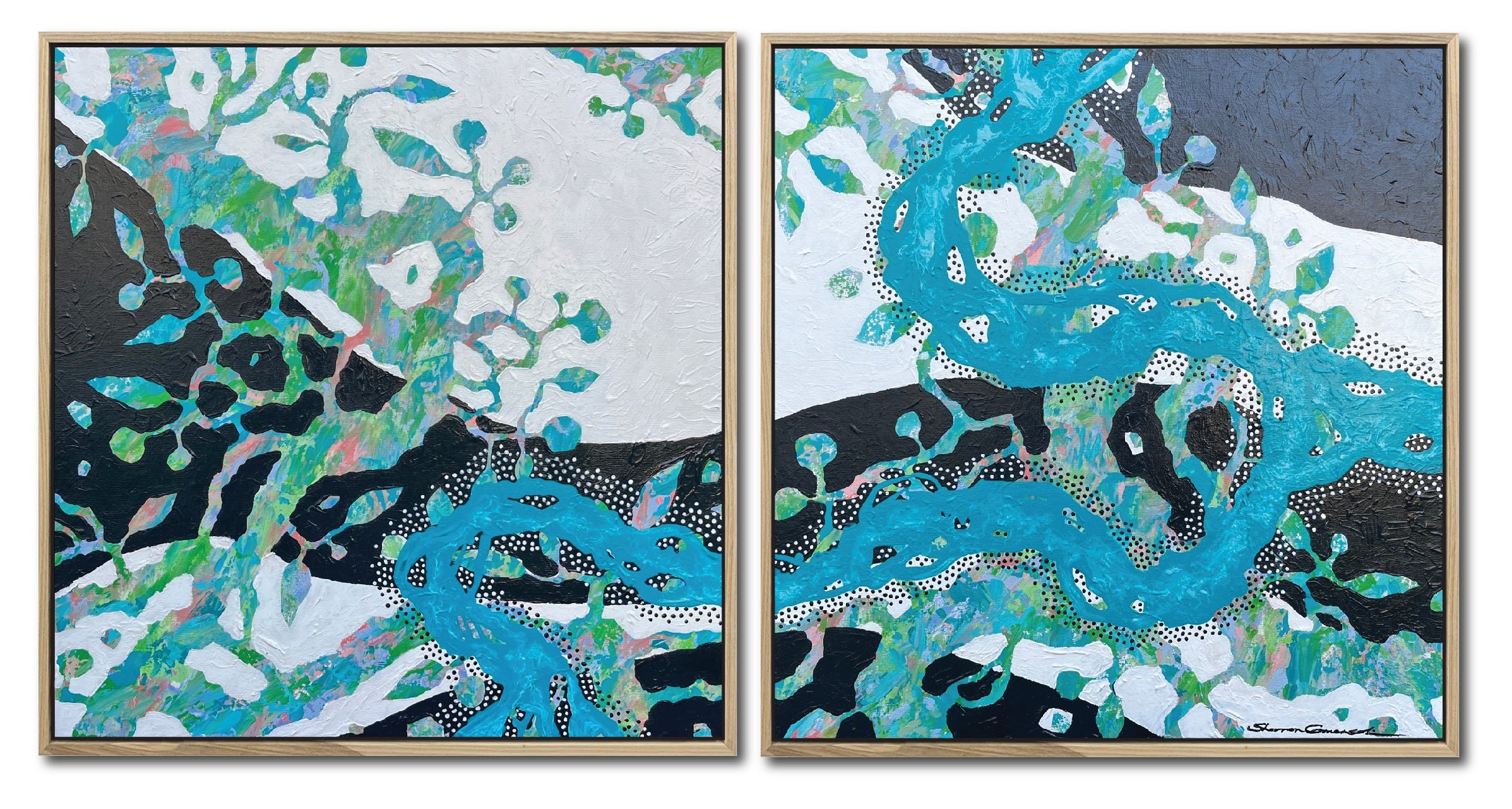 Fifteen Mile Creek 1&2 (Diptych)