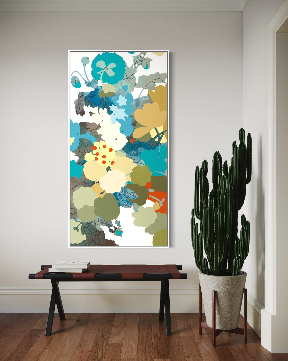 Flowers of the forest - Original Painting by Artist Lara Moisi