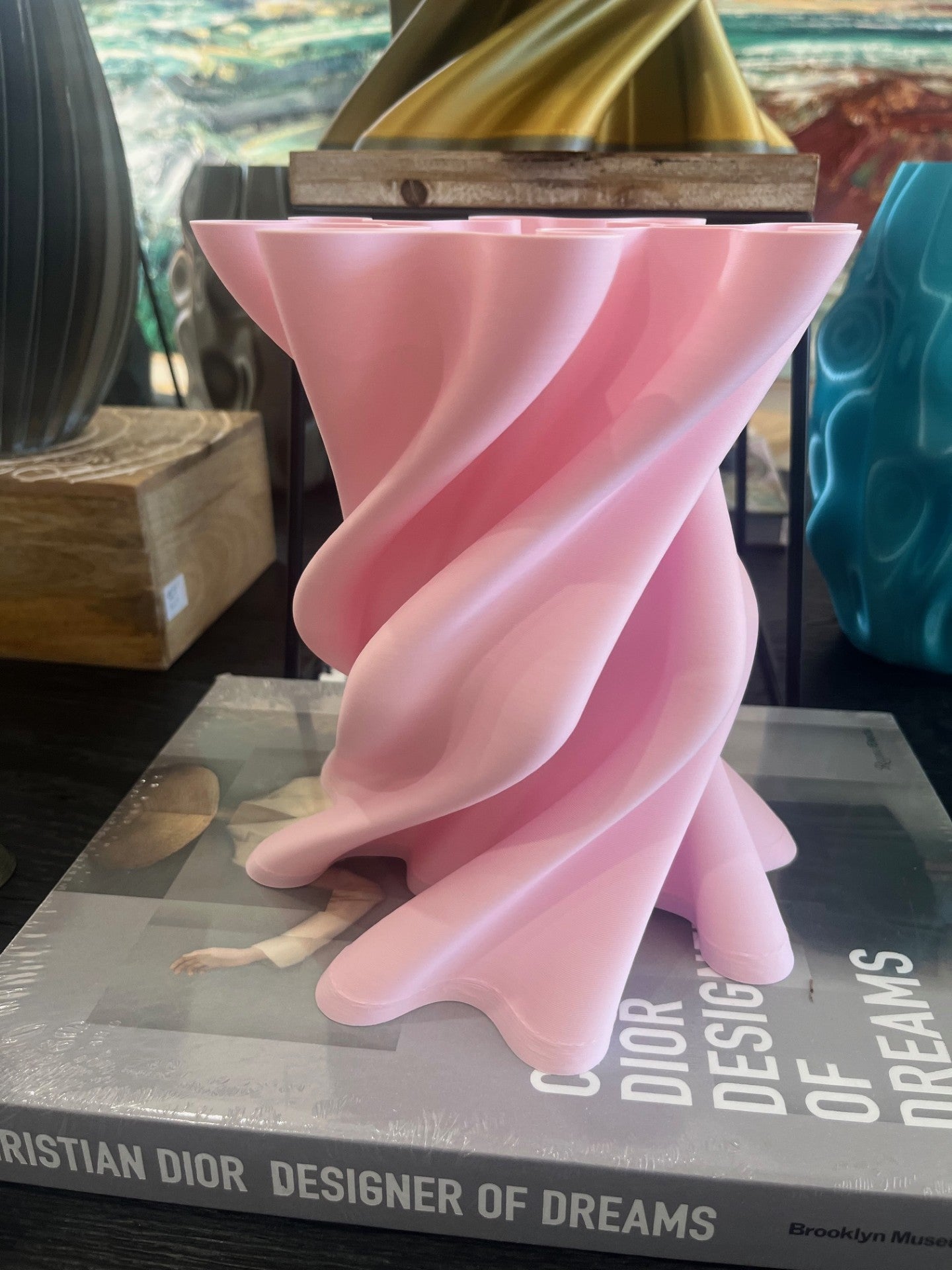 The Daily Rabbit Woods Vase in Matte Dusk 20 cm