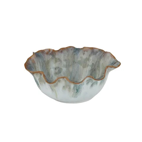 Costera Ceramic Bowl 15x14.5x7cm Green