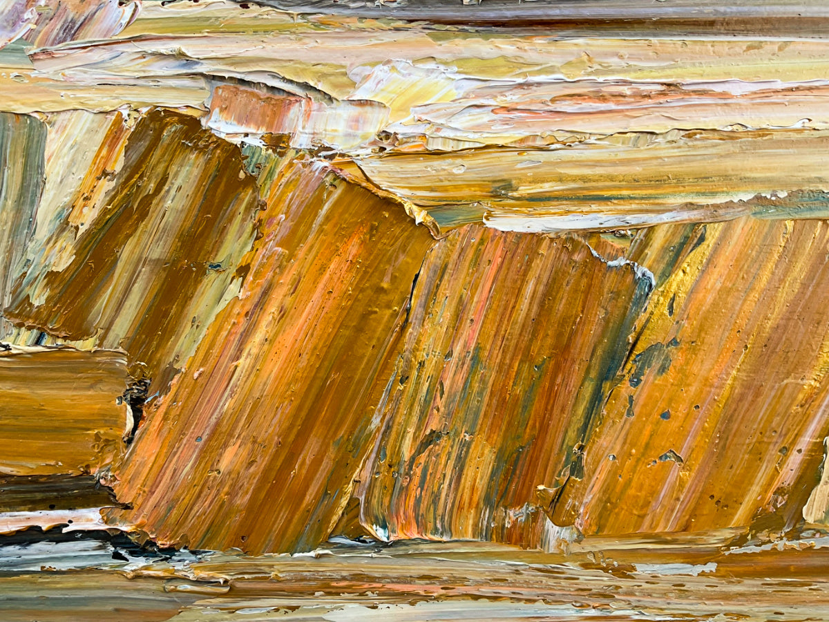 Katie Wyatt - Guilded Coast - Original Coastal Painting