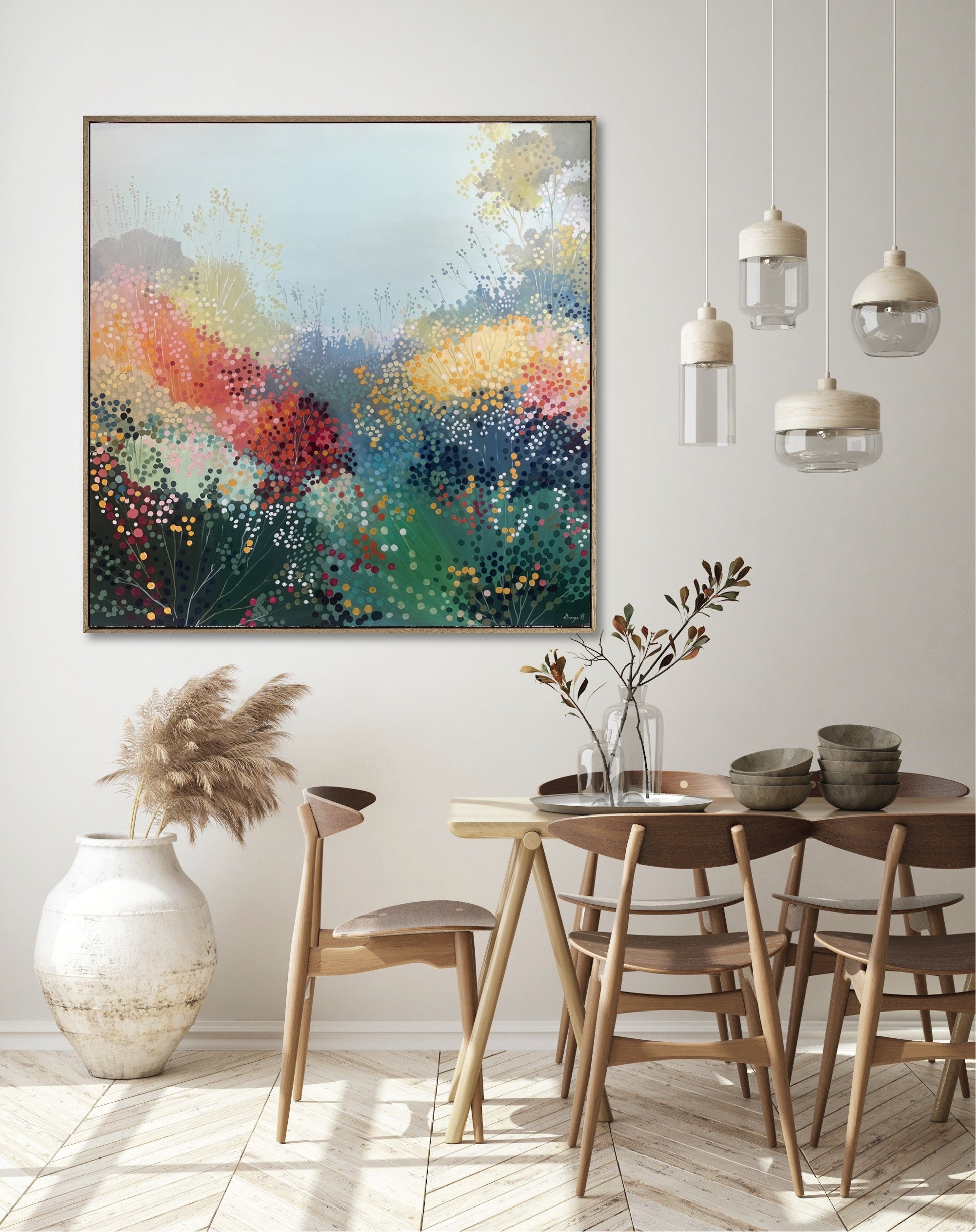 Light Returning - Original painting by Divya Bahukhandi
