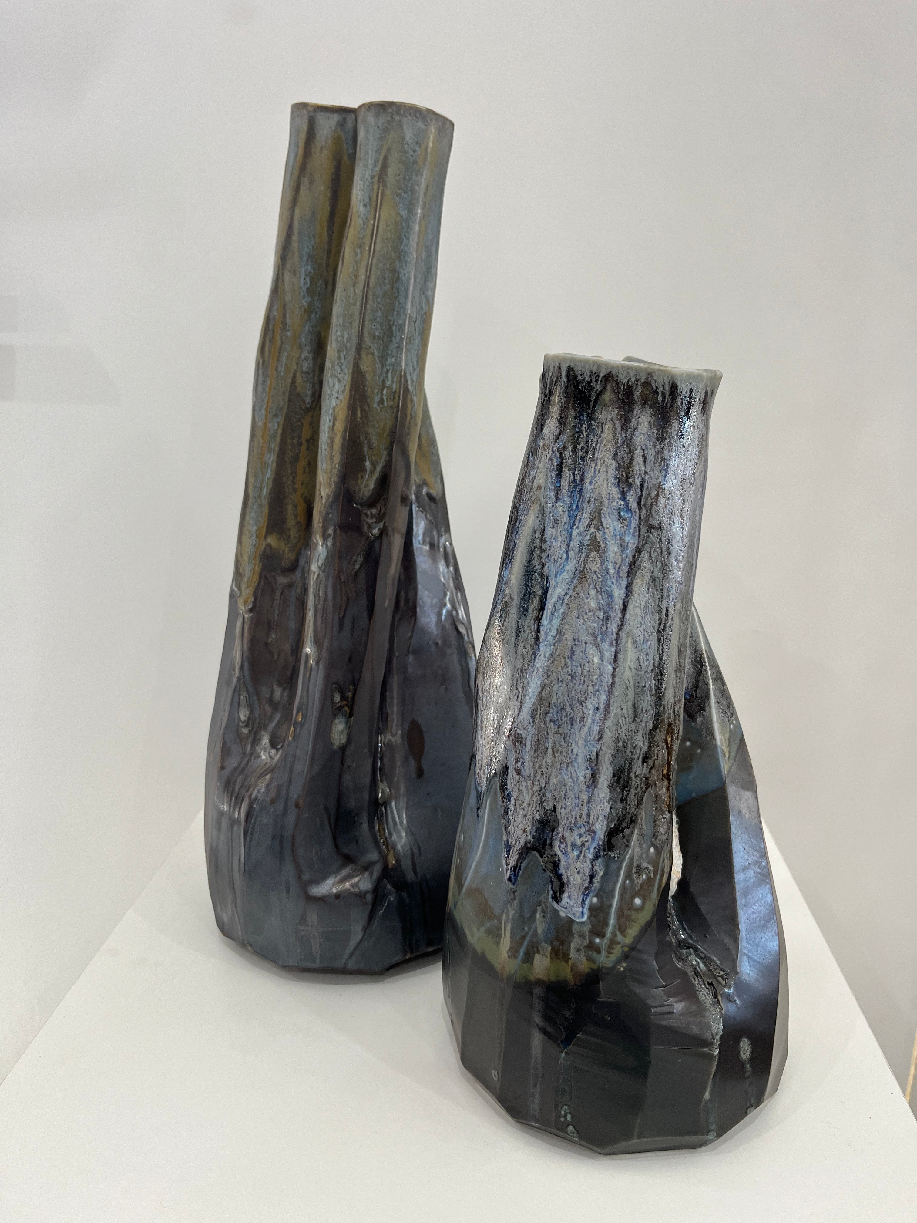 Forest mountain vase