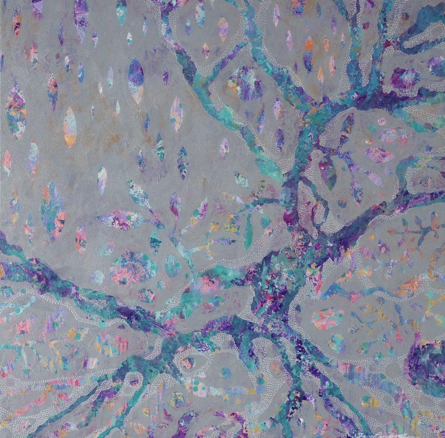 Paper Bark - Canvas Print by Artist Sherren Comensoli