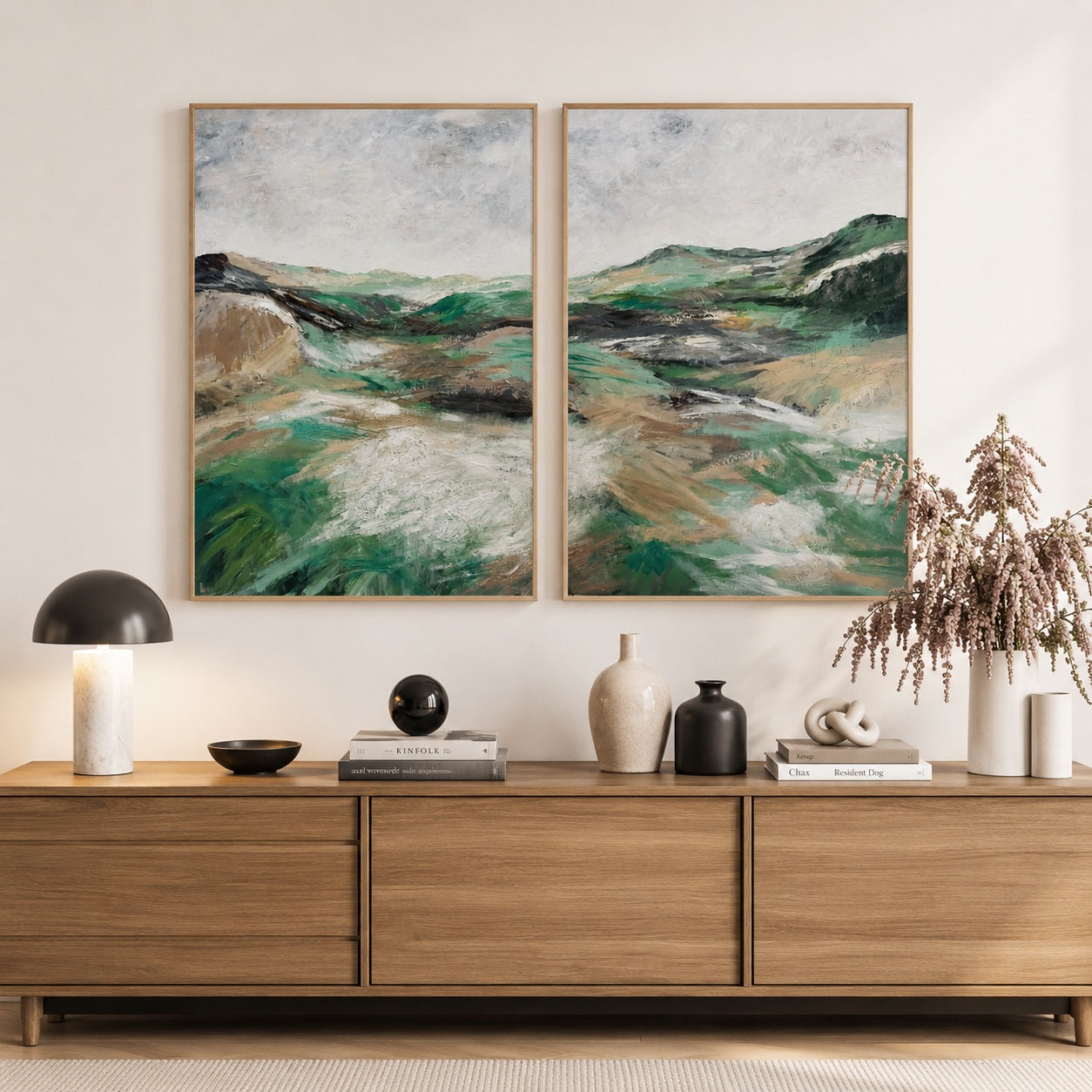 See you in my dreams - Diptych Original Painting by Sherren Comensoli