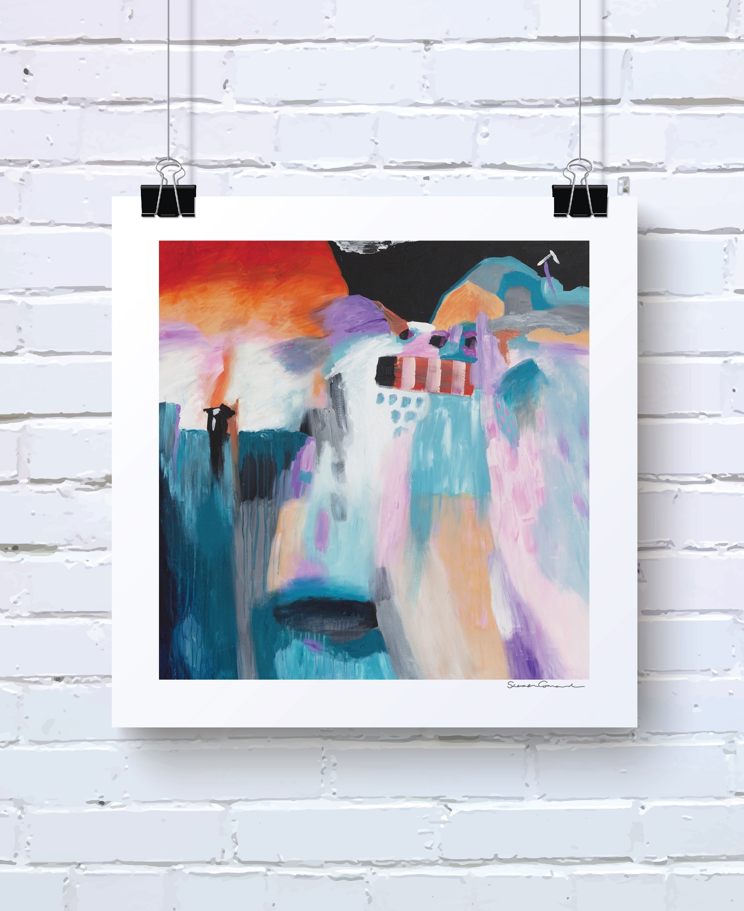 Storm Cloud - Paper Print by Artist Sherren Comensoli