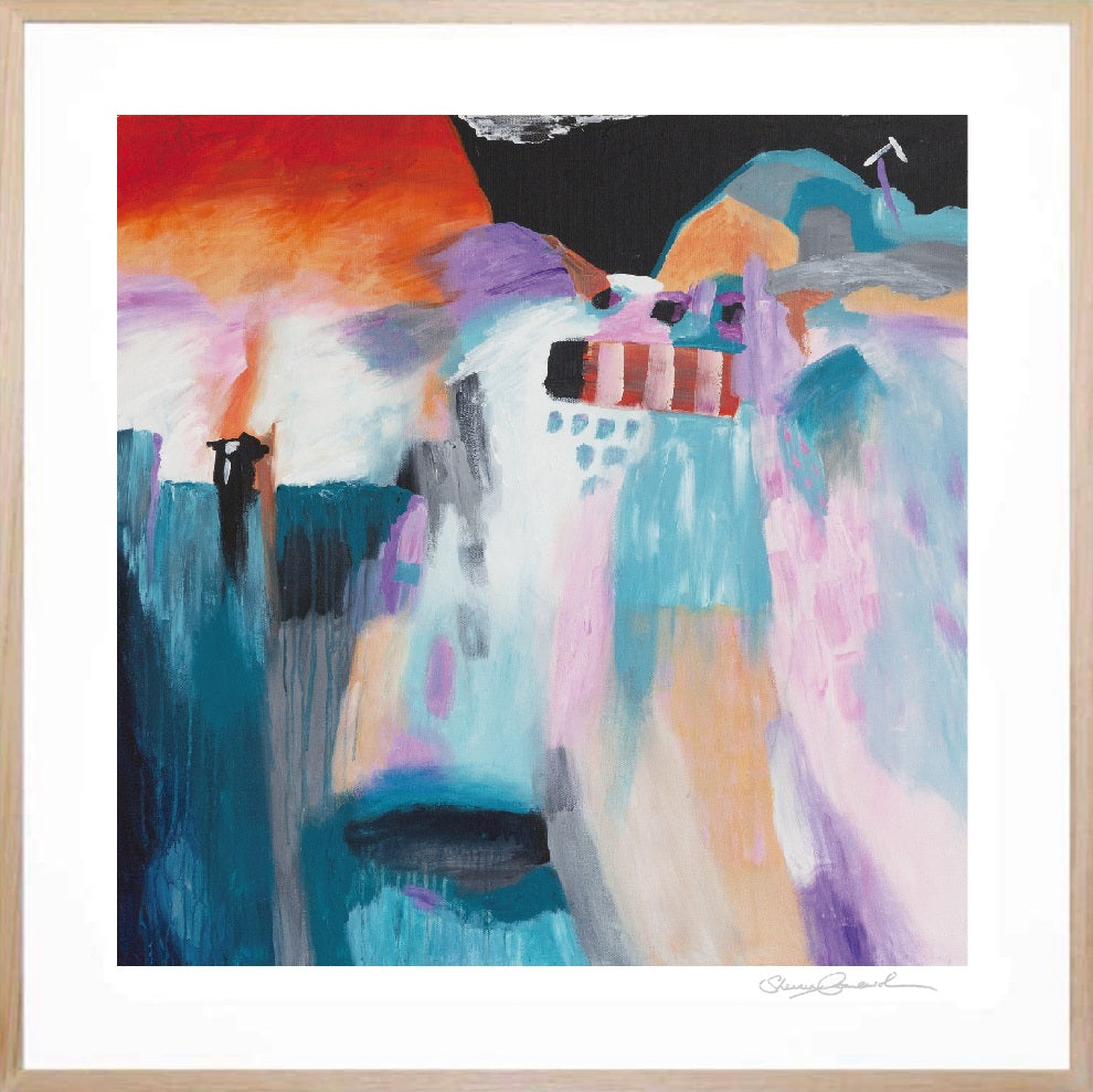 Storm Cloud - Paper Print by Artist Sherren Comensoli
