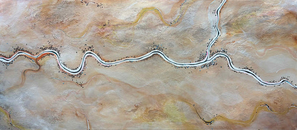 The World Wakes Kindly - Original landscape painting by Tania Chanter