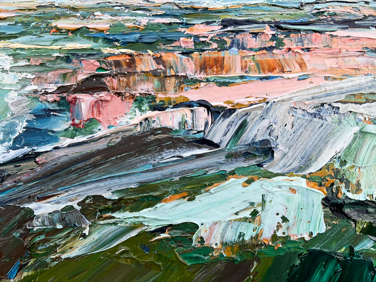 Katie Wyatt - Wild Shore -Original Coastal Painting