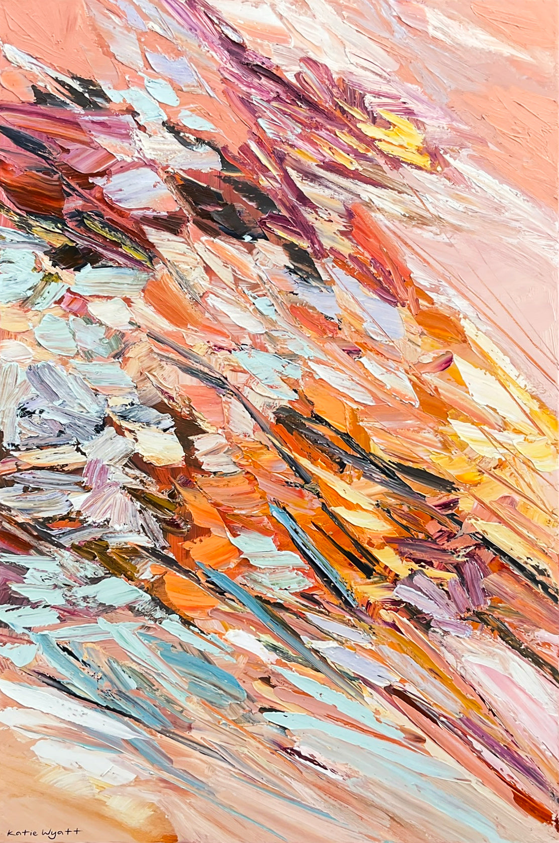 Katie Wyatt - Wild Wood - Original Floral Painting