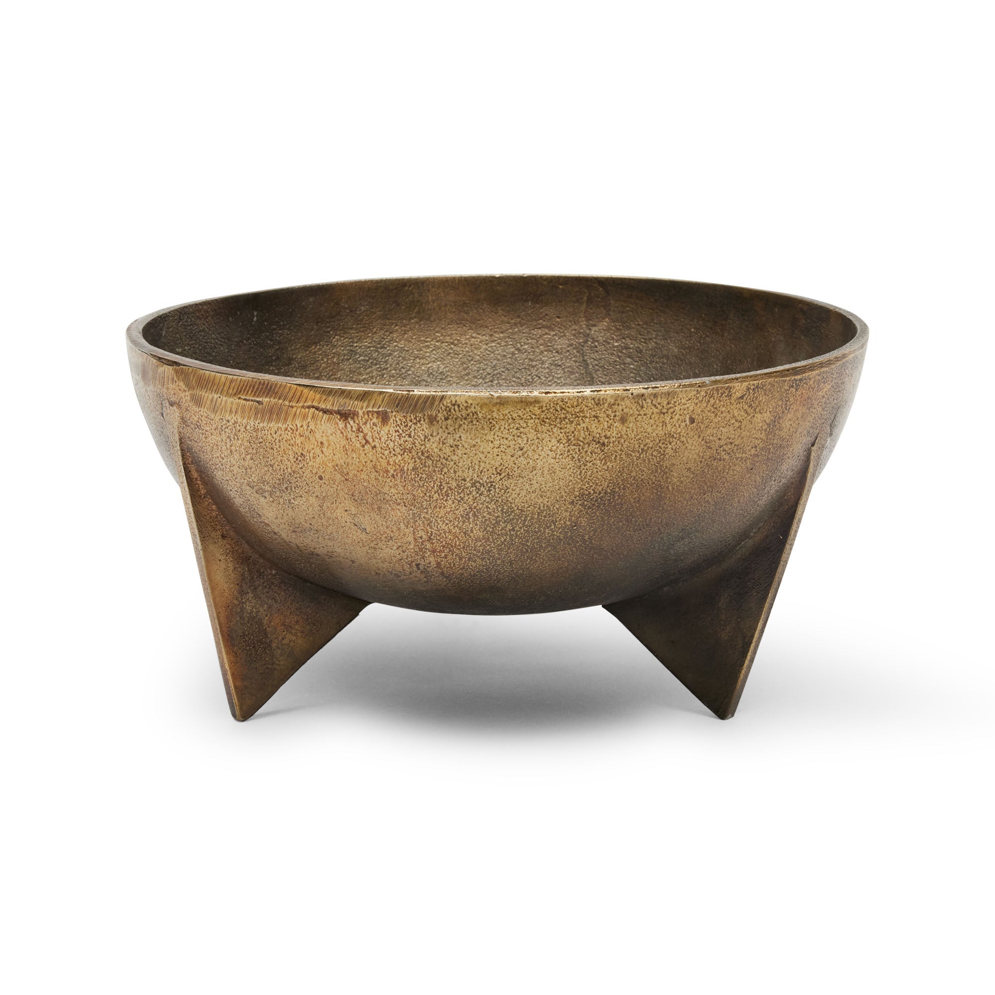 Anthea Bowl in Antique Brass Small