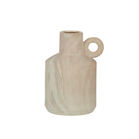 Berat Ceramic Urn Vase in Sand