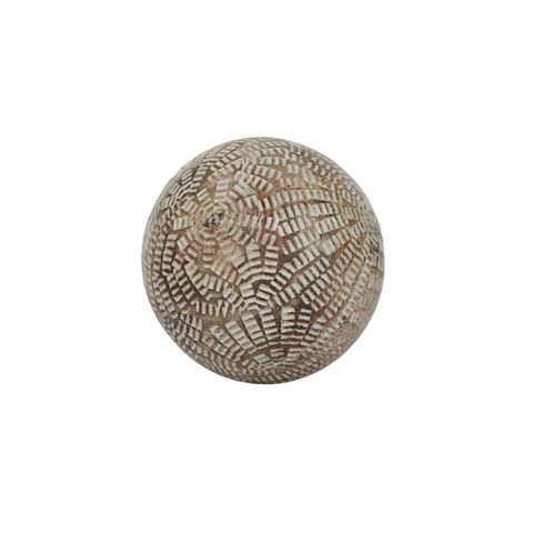 Bicheno Wood Decorative Ball