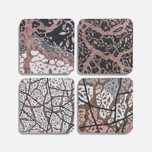 Coasters - Set of 4 terracotta collection