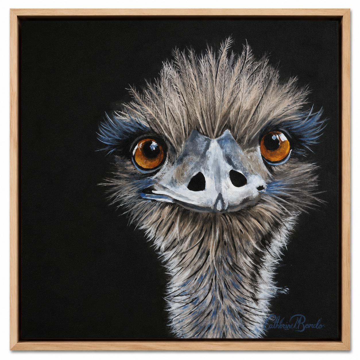 I’m Not Staring, You Are! - Original Painting by Artist Catherine Barolo