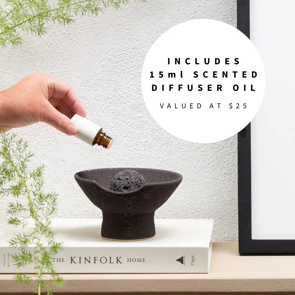 Obsidian Scented Diffuser - Peppered Orchid