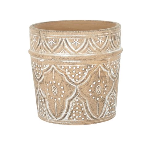 Odisha Terra Pot in Natural White