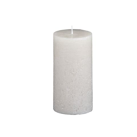 Terra Texture Pillar Candle 14cm in Natural