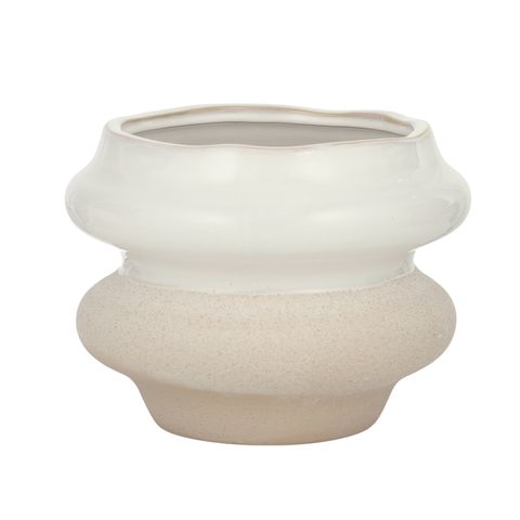 Terron Ceramic Pot in Natural