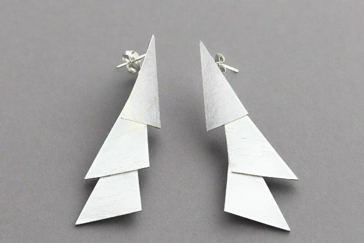 Asteria earring stud - silver