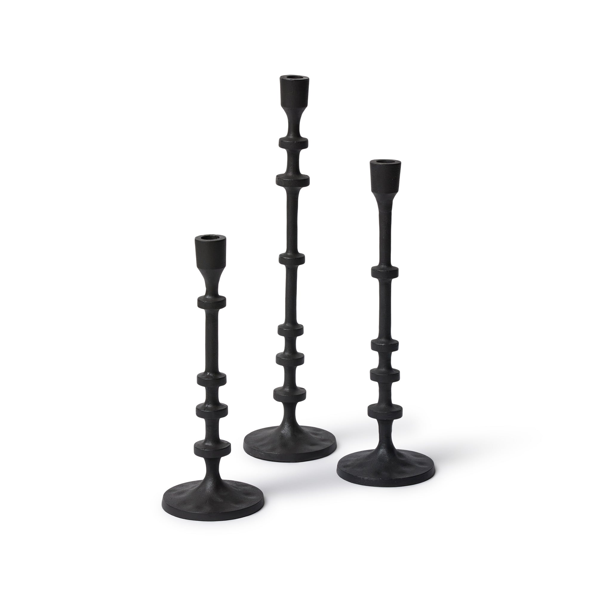 Watson Candleholder in Black Medium